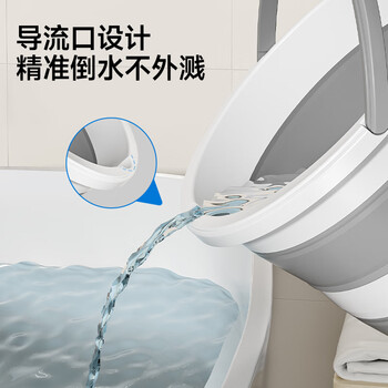 五月花折叠水桶12L便携收纳大容量加厚泡脚桶车载储水桶钓鱼桶手提式 五月花折叠水桶12L便携收纳大容量加厚泡脚桶车载储水桶钓鱼桶手提式