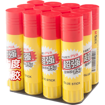 晨光（M&G）文具15g超强高粘度固体胶 PVA胶棒 学生手工固体黏胶 24个装 ASG97154
