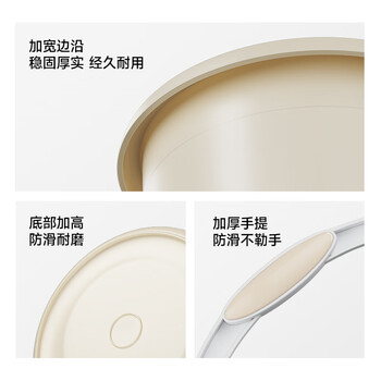 五月花水桶手提24L*1只特大容量加厚耐摔宿舍泡脚家用储水桶拖把桶洗车 五月花水桶手提24L*1只特大容量加厚耐摔宿舍泡脚家用储水桶拖把桶洗车