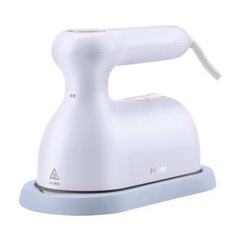 海尔（Haier）手持挂烫机小型蒸汽电熨斗大面板家用差旅折叠迷你便携烫衣机除菌除皱速烫定型熨烫机HY-YM1501P