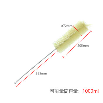 化科 HK-SLLT塑料量筒一次性PP量筒材质加厚带刻度实验室量杯 1000ML量筒刷