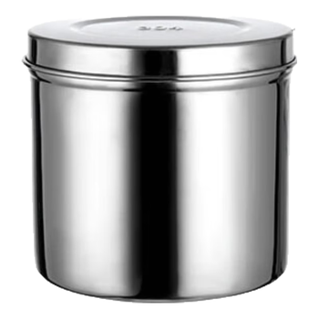 比克曼生物（BKMAM）实验室不锈钢药膏罐酒精棉球棉花纱布敷料缸油膏缸不锈钢药膏缸10cm