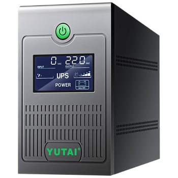 宇泰（YUTAI）ups不间断电源 台式机电脑备用电源1000VA/600W 小型家用可带2台电脑 稳压停电应急电源 YTB1000-L