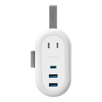 公牛(BULL)20W PD快充差旅插座/插线板/插排/接线板 出行miniType-c+USB+2插孔 全长0.9米 GNV-UU5202无开关