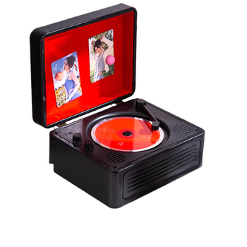 YEARS STAY时光岁月一体式CD机发烧友专辑播放器复古CD播放机唱片机桌面蓝牙音响音箱cd机黑色SG1996