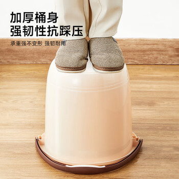 五月花洗衣泡脚洗澡桶 16L耐用加厚清洁塑料手提水桶多用桶带盆水桶  五月花洗衣泡脚洗澡桶 16L耐用加厚清洁塑料手提水桶多用桶带盆水桶