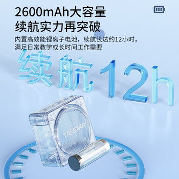 得胜 (TAKSTAR)E261W(二代)无线头戴扩音器便携式蓝牙小蜜蜂大功率大音量教学专用教师户外 1台黑色 得胜 (TAKSTAR)E261W(二代)无线头戴扩音器便携式蓝牙小蜜蜂大功率大音量教学专用教师户外 1台黑色