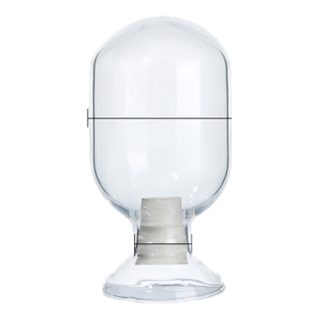 湘玻 种子瓶鸡心瓶玻璃样品展示瓶锥形粉末样品倒置展示瓶实验室玻璃瓶含胶塞 【圆头】125mL(配塞) 1套