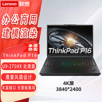 联想ThinkPad P16 2026 Ai 16英寸3D建模移动工作站笔记本 定制（Ultra9-275HX 128G 1T RTX3000-12G）