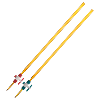 kuihuap葵花滴定管A级可过检透明酸式玻璃活塞酸碱通用喇叭口实验 葵花A级棕色滴定管-酸式50ml