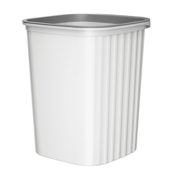 五月花垃圾桶压圈式15L加大号方形客厅厨房卫生间办公室纸篓垃圾筒