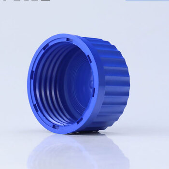 化科 GL45试剂瓶PP塑料瓶取样瓶塑料蓝盖瓶药瓶耐酸碱耐高温样品瓶空瓶子化学实验 PBT蓝盖 平底