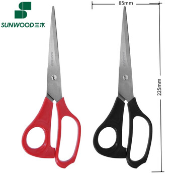 三木（SUNWOOD）效率王系列 178mm不锈钢办公家用生活剪刀/家用裁缝剪 黑色 P73