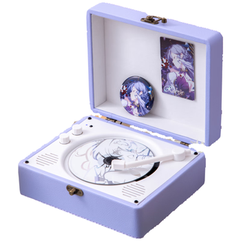 YEARS STAY时光岁月一体式CD机发烧友专辑播放器复古CD播放机唱片机桌面蓝牙音响音箱cd机生日礼物紫色SG1988