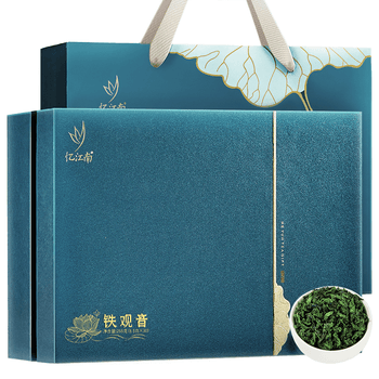 忆江南铁观音茶叶礼盒送人255g端午节父亲节送礼送父母长辈礼物荷韵
