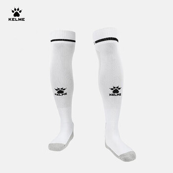 卡尔美（KELME）长筒足球袜加厚毛巾底透气防滑成人训练比赛运动均码袜子男女