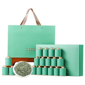 千金号福鼎白茶白毫银针福建北路银针110g高端送礼茶叶礼盒送人长辈领导