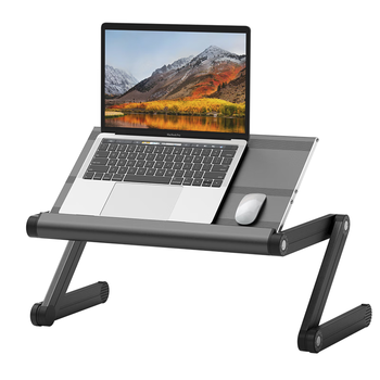 NVV 笔记本支架电脑支架 站立办公升降床上电脑桌子增高架子桌面沙发阅读架折叠书桌抬高托架NP-11S