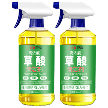 巨奇（JUQI）草酸清洁剂高浓度瓷砖厕所强力去污去黄稀盐酸马桶浴室500ml2瓶