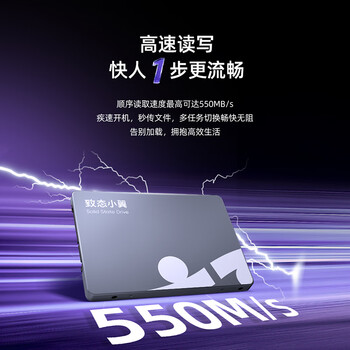 致态(ZhiTai)长江存储 2TB SSD固态硬盘 SATA 3.0 接口 致态小翼S001系列