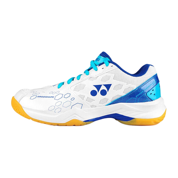 YONEX尤尼克斯羽毛球鞋yy男女同款训练透气缓震SHB101CR 白蓝 40