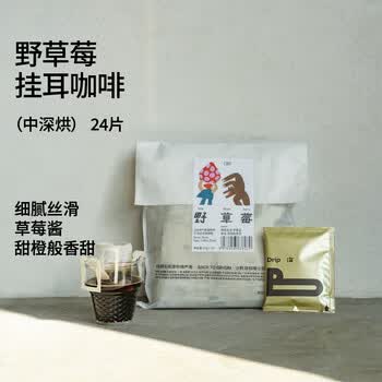 治光师 野草莓挂耳咖啡 甜橙香甜 中深烘美式手冲黑咖啡粉10g*24片