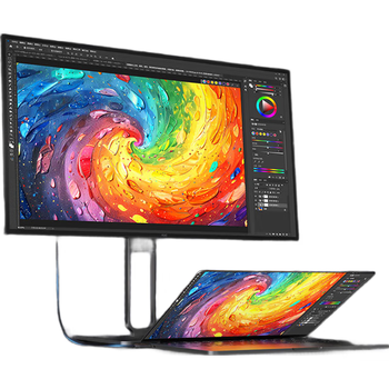 AOC显示器 27英寸4K type-c接口 HDR400 AH-IPS广视角硬屏升降旋转低蓝光节能设计办公显示屏 U27U2