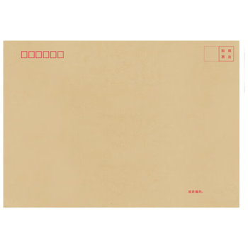 西玛（SIMAA）9号A4牛皮纸大信封10张/包 120g加厚文件袋 邮局标准信封324*229mm工资袋发票袋 6526-10