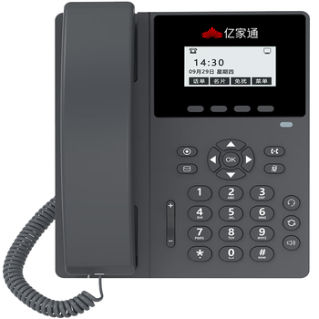 亿家通IP电话机座机 IP301P VOIP网络电话 呼叫中心话务电话 百兆网口双SIP账号可壁挂 POE供电