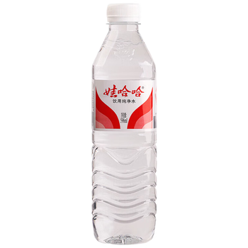 娃哈哈纯净水饮用水596ml*24瓶 整箱 会议接待出游（纸箱塑膜随机发货）