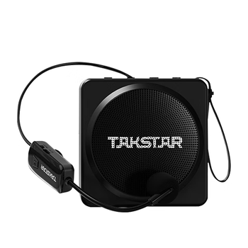 得胜 （TAKSTAR）E261W（二代）无线头戴扩音器便携式蓝牙小蜜蜂大功率大音量教学专用教师户外 1台黑色