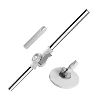 五月花省力旋转拖把杆加粗拖把盘拖把配件杆套装不含拖把棉头JJ-PJ132