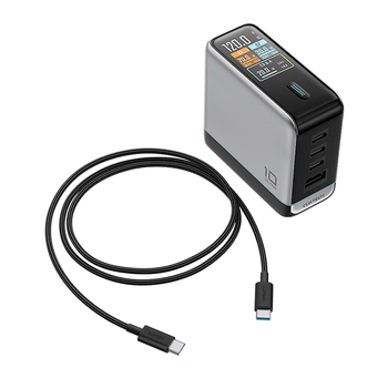 CUKTECH酷态科10号超级电能充Ultra氮化镓充电器120W/100W四口快充头接入米家兼容笔记本电脑苹果17/小米