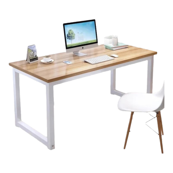 丰龙办公桌简约双人写字台家用钢木桌台式电脑桌120*70*74 定制专拍