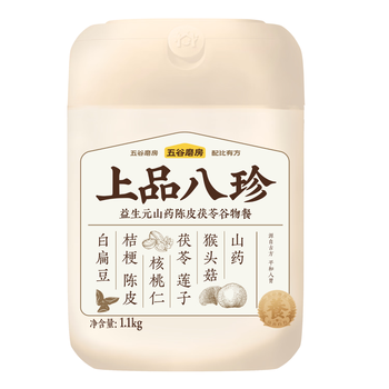 五谷磨房养胃上品八珍益生元山药陈皮茯苓谷物早餐食品1100g