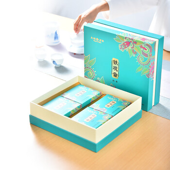 天福茗茶乌龙茶 安溪铁观音韵香型特级210g礼盒装茶叶送礼自饮