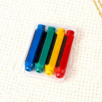 御杰自动弹出可磁吸粉笔套无尘粉笔套磁性粉笔夹不脏手教师儿童粉笔延长器握笔器按动式