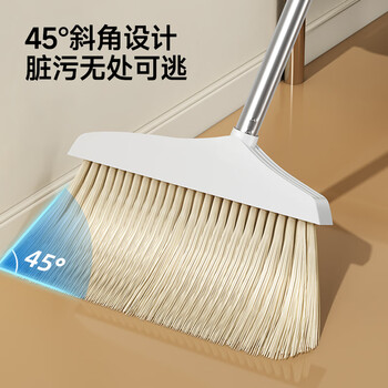 五月花扫把簸箕套装 家用清洁垃圾铲加长加密梳齿 笤帚扫帚两件套
