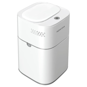 佳帮手智能感应垃圾桶10.7L厕所卫生间厨房客厅气压吸袋充电大号带盖