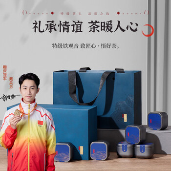 江萃乌龙茶安溪铁观音特级288g礼盒装茶叶礼盒装长辈客户送礼礼品物