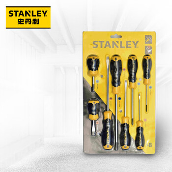 史丹利8件B系列胶柄一十字螺丝批