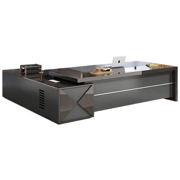 圣黎老板桌椅总裁办公桌组合办公室大班台经理主管桌 1.6*0.8米桌