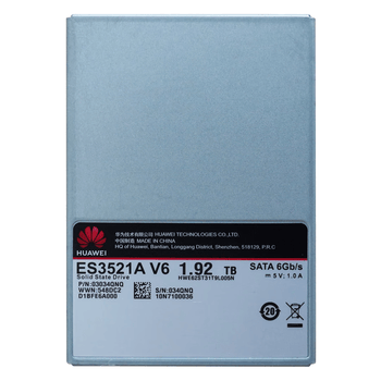 华为(HUAWEI)1.92TB 企业级服务器固态硬盘 2.5寸 SATA接口 ES3521A V6系列 国产自研SSD 适应国产化信创服务器