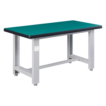 秦筑防静电工作台流水线打包台车间重型钳工操作台实验桌 1.5米单桌