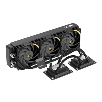 abee STEM360-4844II双路专用水冷散热器 AMD EPYC SP3 7002&7003系列 LGA4844 双路CPU均温设计