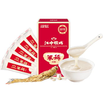 江中猴姑米稀养胃米糊5天装中老年人食疗营养品猴菇早餐流食150g