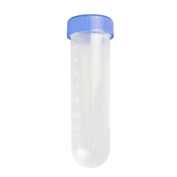 冰禹【京仓配送】塑料离心管带刻度  EP管种子瓶 子弹头离心管 BY-3073 50ml圆底（50个）