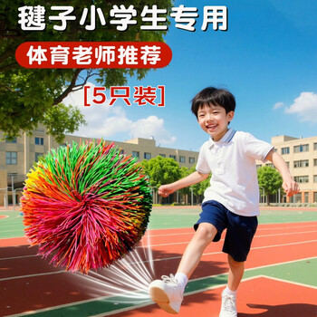 杜威克 毽子儿童小学生耐踢皮筋毽球沙包玩具幼儿园感统训练5只装