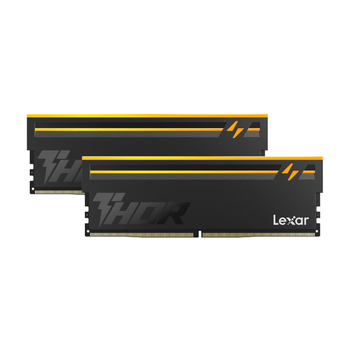 雷克沙(Lexar)DDR5 6000 128GB(64GB×2)套条 电竞RGB灯条内存条 CL40 AI部署一步到位 Thor雷神之刃二代 黑色
