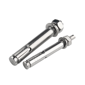 永利尚 304不锈钢膨胀螺丝螺栓加长拉爆螺丝外膨胀管钉爆炸螺杆大全国标 M8*70（10个）